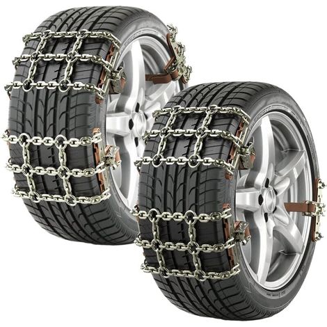 Catene da neve automatiche, catene da neve Easy Grip, catene da neve universali rapide per auto, quad, veicoli utilitari (6 pezzi, 165-205 mm) (1/5)