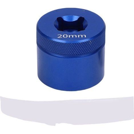BelleRise – Gabelkappen-Steckschlüssel – 20 mm – 360° rutschfest – Mountainbike-Wartung (1/5)