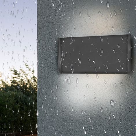 Applique murale LED 12W, lampe murale extérieure étanche, éclairage carré pour cour, applique murale extérieure pour couloir ou balcon. (1/5)