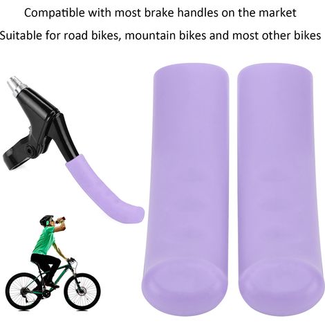 Bremshebelschutz, Silikongelgriff, Fahrradschutz, lila (1/5)