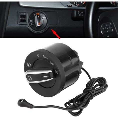 Capteur crépusculaire commutateur automatique phares feux de croisement pour VW Golf MK5 MK6, module détecteur luminosité antibrouillard (1/5)