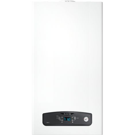 Caldaia a Condensazione Ariston CARES S 24 EU Metano o Gpl Low NOx Completa di kit Scarico Fumi 3301637 Kit Fumi Coassiale,Metano/Gpl