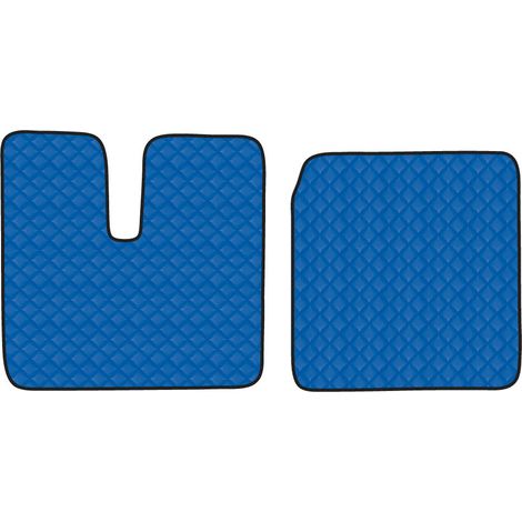 Coppia tappeti in Skeentex - Blu - compatibile per Man TGA (03/9905/10) cabina larga