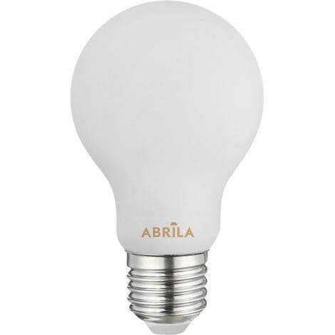 Lampadina LED a filamento opale standard "Abrila" E27 (12W 4000K 1080lm) Ø6x10,5cm