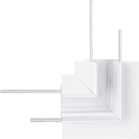 Staffa angolare 90° per binari MT0023/MT0024 bianca Maxlight (1/2)
