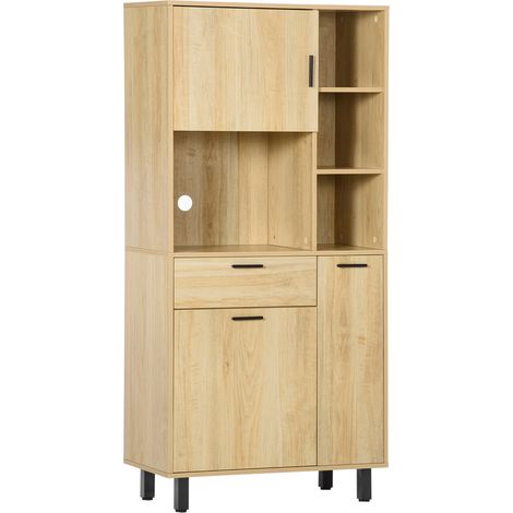 Armoire de cuisine BRITS aspect bois clair (1/5)