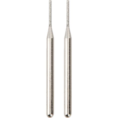 Jeu de 30 aiguilles abrasives, aiguilles abrasives à tête cylindrique plate, 1 mm, accessoires pour meuleuses électriques (1/5)