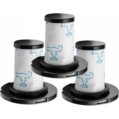 Filtri per Tefal X-Force Flex 11.60 12.60 14.60 15.60 Rowenta X-Force 3 pezzi. (1/5)