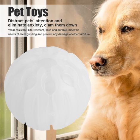 Jouet pour animaux de compagnie : balle lumineuse LED colorée résistante aux morsures, accessoire amusant pour chiots et outil de dressage. (1/5)