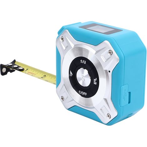 Mètre ruban laser rechargeable, outil de mesure numérique, boîtier en alliage d'aluminium, 5 mètres et 40 mètres (1/5)