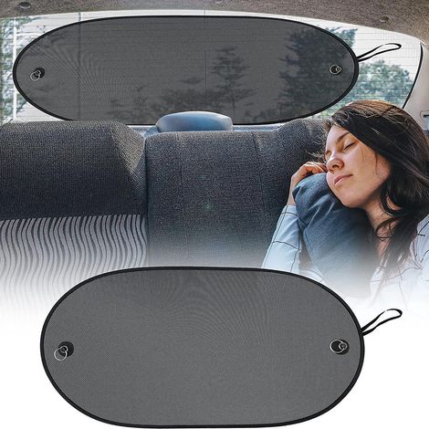 pare-soleil De Lunette Arrire - 1 Paire (3050cm) - Pare-soleil De Lunette Arrire Pour Poussette Avec 99% De Protection Solaire Contre Les Rayons (1/5)