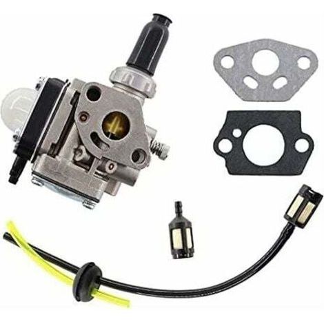 ALLIANDISCarburateur Kawasaki TH43 TH48 pour tondeuses à gazon – Filtre à essence universel et joints inclus – Performance fiable (1/4)