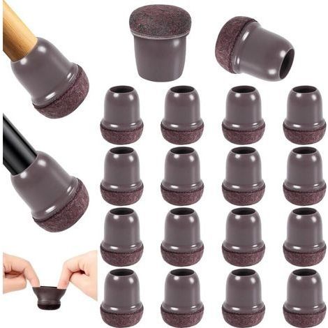 16 Protege Pied de Chaise, Protection Pied de Chaise Silicone, Petit Patin de Chaise Protecteurs, Silicone Chaise Casquettes Pieds, Embout de Chaise (1/5)