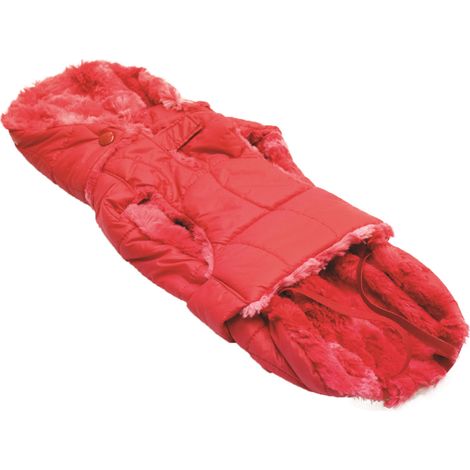 Fashion Dog Steppmantel für Hunde - Rot - 51 cm