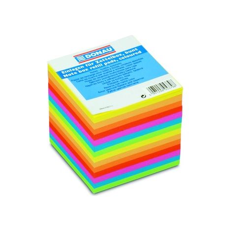 Cubo incollato al neon DONAU 800 fogli 9x9cm