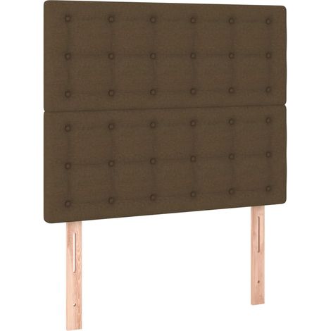 Maison Exclusive - Cabecero de cama marrón oscuro 80x5x118/128 cm (1/5)