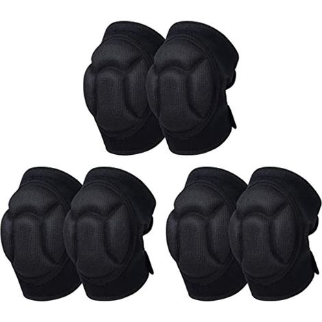 Genouillères Homme/Femme pour Jardinage, Nettoyage, Travaux de Construction, Sol, Volleyball, Anti-Slip Collision 3 Paire (1/5)