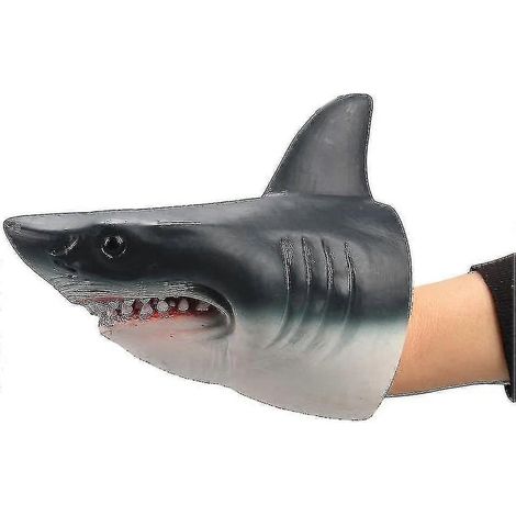 Marionnette à main requin pour enfants, jouet de piscine, requin blanc, jeu de rôle parent-enfant, jouet NS2 (1/5)