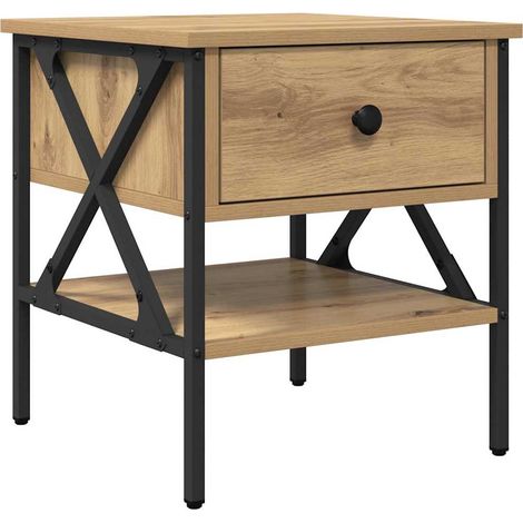 Bedside Cabinet with Drawer Artisan oak 40 x 42 x 45 cm vidaXL (1/5)