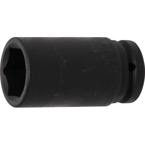 Kraft-Steckschlüssel-Einsatz Sechskant, tief Antrieb Innenvierkant 20 mm (3/4") SW 32 mm (1/4)