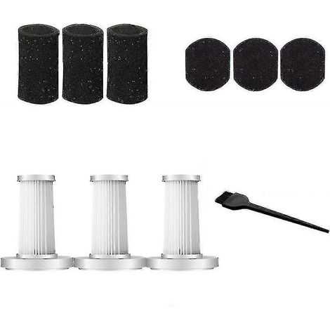 Lot de 10 filtres HEPA lavables compatibles avec l'aspirateur Deerma DX700/DX700s (1/5)