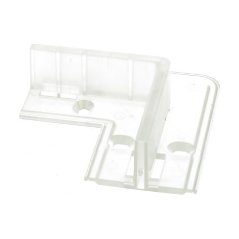 Clip Guida Gancio Plastica Forma L 90 Gradi Per Fissaggio a Muro Parete Del Profilato Alluminio BA4420 (1/3)