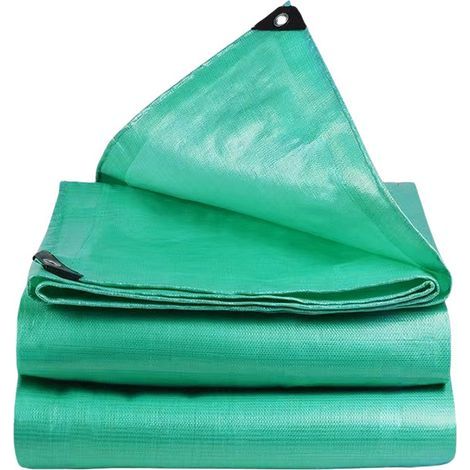 Waterproof protective tarpaulin – High-density polyethylene – 3 x 3 meters – Reinforced corners – UV-resistant (1/5)