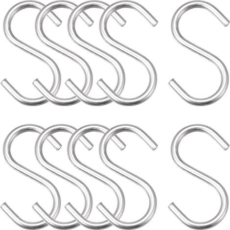 10 pièces. S Haken 1,57" longe Edelstahl Aufhänger pour accrocher des objets dans la cuisine (1/5)