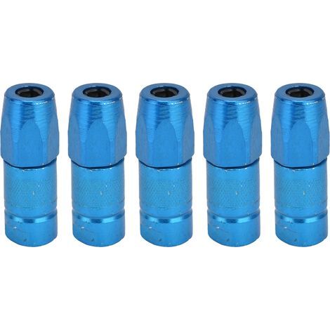 5 Pièces Buse Plate pour Pistolet à Graisse, Embout Robust et Résistant à l'Usure pour Entretien d'Équipement (1/5)