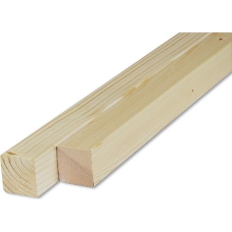 listello in abete piallato 45 x 45 x 1000 mm