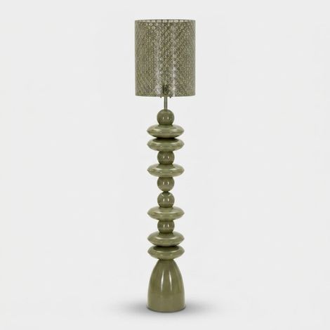 Stehlampe aus perforiertem Metall Seoul Verdant Glow (1/5)
