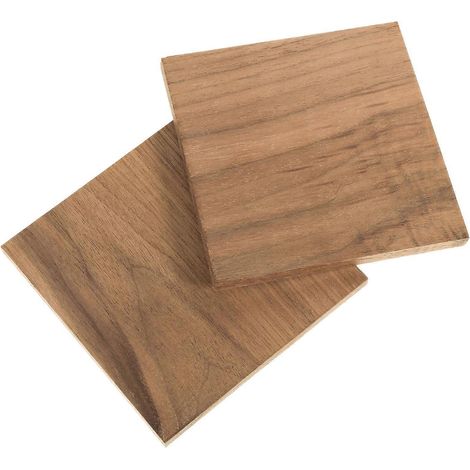 Blocs de bois de noyer noir pour sculpture DIY - 2 planches de bois épais naturel - Sûrs et robustes (1/5)