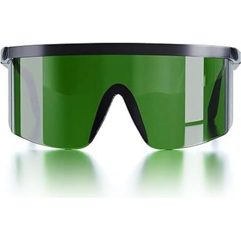 Occhiali di sicurezza laser, protezione oculare IPL 200-2000 nm, blocco UV, blu, rosso e infrarossi, regolabili, verde (1/4)