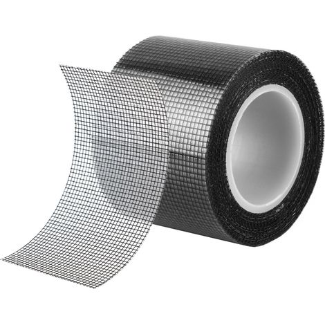 Cinta de fibra de vidrio para reparación de pantallas, 50 mm x 5 m, autoadhesiva, resistente, para ventanas y mosquiteras.
