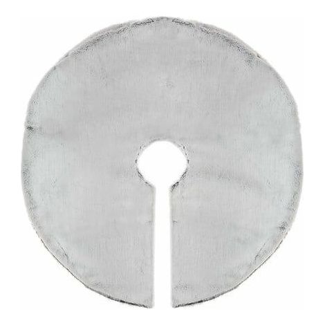 ALFOMBRA ÁRBOL DE NAVIDAD 90 cm gris PELO de poliéster (1/3)