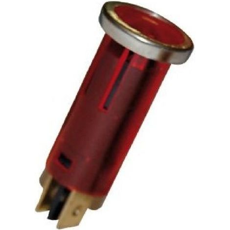 Voyant Lumineux Tubulaire Rouge 16.75mm