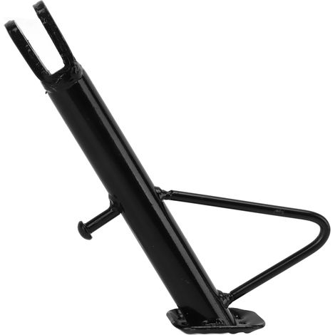 18 cm langer, rutschfester Motorrad-Seitenständer aus schwarzem Edelstahl für Roller (1/5)