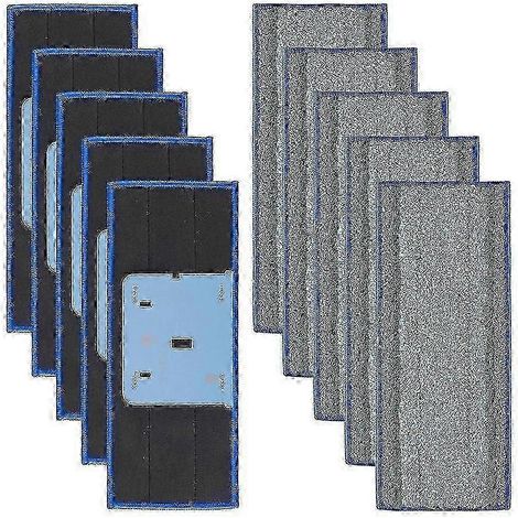 Lot de 10 lingettes de rechange lavables en microfibre compatibles avec le robot laveur de sols Jet M6 Ultimate - JZ (1/5)