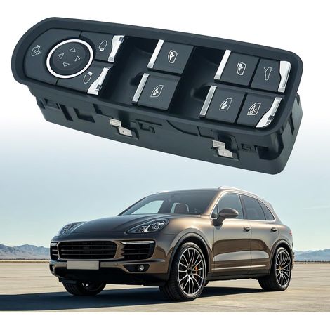 Commande Leve Vitre Électrique Izquierdo pour Cayenne Macan Panamera 7PP959858MDML Interrupteur Platine Leve Vitre Côté Conducteur Avant Boutons Lève‑Vitre Fenêtre Principal (1/5)