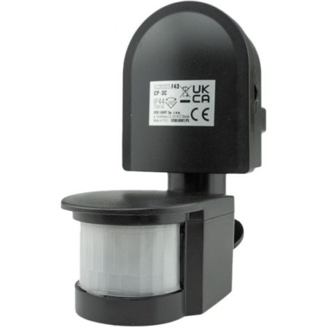 Détecteur de mouvement PIR CP-3C noir max 300W (1/5)