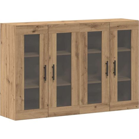 Maison Exclusive - Armarios Montados en la Pared 2 pcs Roble Arti (1/5)