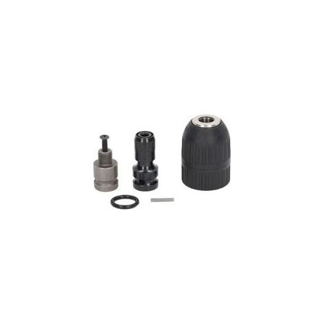 Mandrin de Perçage 1/2" Mandrin Auto Serrant sans Clé pour Clé à Chocs, Outil de Travail Bois (1/5)