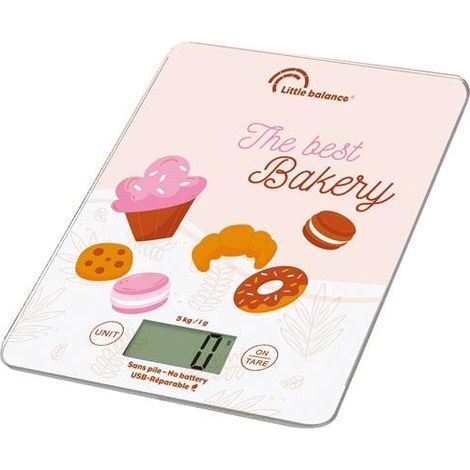 Little Balance Slim USB-R 8717 Küchenwaage Weiß