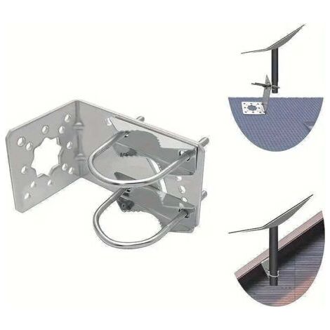 Adaptateur de tuyau d'antenne Satellite Dish V2, support sur poteau