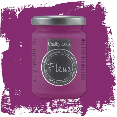 Fleur - Colori a base minerale - Fleur chalky look - effetto gesso 130 ml - scegli il colore / -/F24 Crazy horse