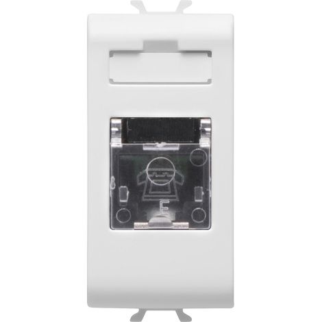 CONNECTEUR RJ11 1M BLANC SAT. GEWISS GW15401