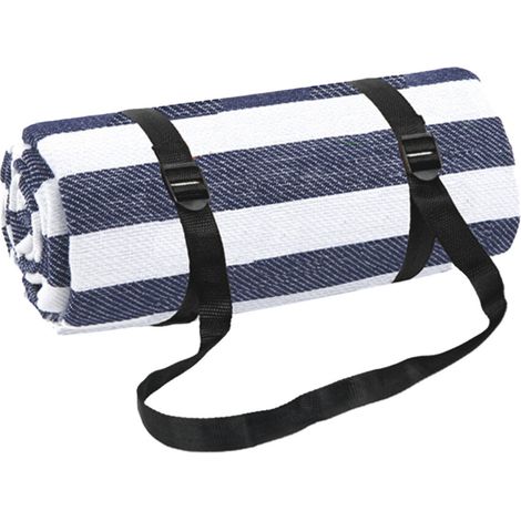 Esterilla de camping YOBOLK: esterilla lavable para picnic y playa al aire libre, apta para senderismo, con borde de cincha, duradera.