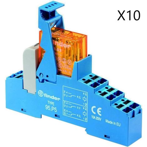 Finder 48.P5.8.230.0060 relais modulaire 230V 8A (1/2)