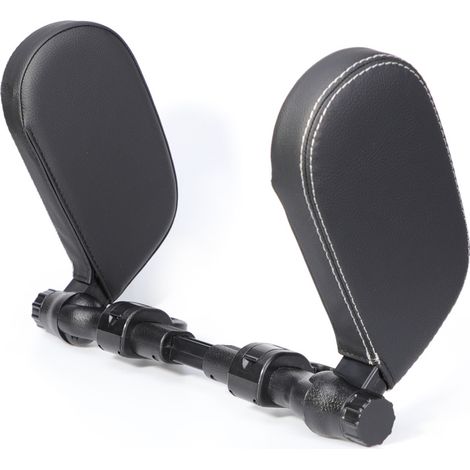 1 pcs Appui-tête de voiture noir pour enfants Sensation de voyage confortable pour enfants et adultes - Assemblage rapide sans tournevis - Coussin de siège de voiture (1/5)
