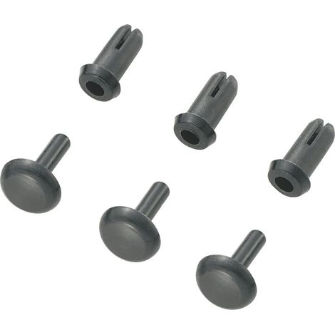 TRU COMPONENTS TC-SRR-365K203 TC-10820812 Spreizniete Loch-Ø 3 mm  Schwarz 1000 St.
